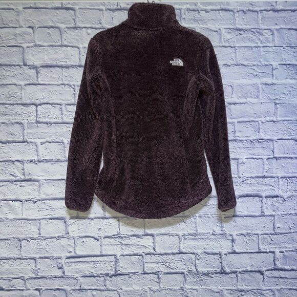 The North Face Mauve Women's small Osito Full Zip Fleece Jacket Fuzzy Cozy Warm - Picture 8 of 13